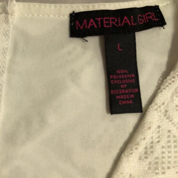 Material Girl beautiful cream dress, size L - Picture 7 of 7